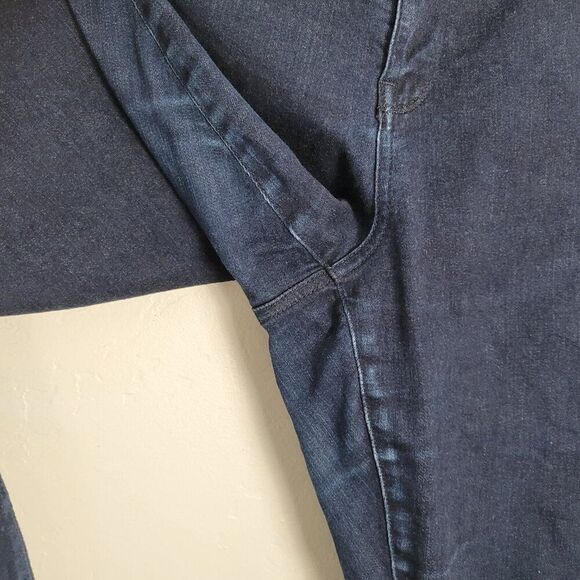 NYDJ Ami Skinny Jeans High Waist Dark Wash Blue Size 14 - Picture 10 of 12